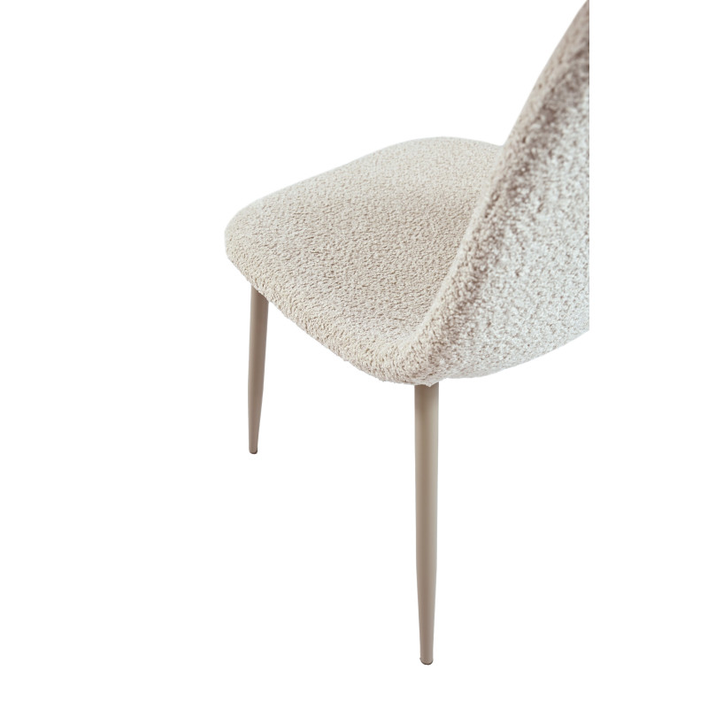 Стул N-160 крем-брюле букле + капучино Vetro Mebel