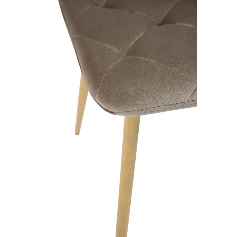 Стілець N-41 капучино велюр + дуб Vetro Mebel