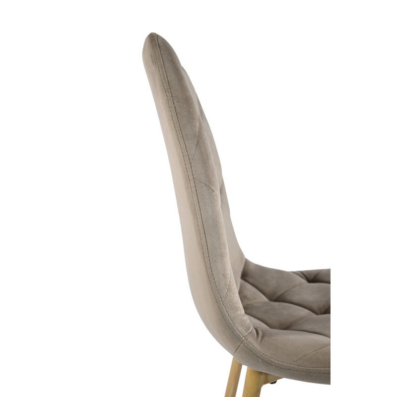 Стілець N-41 капучино велюр + дуб Vetro Mebel