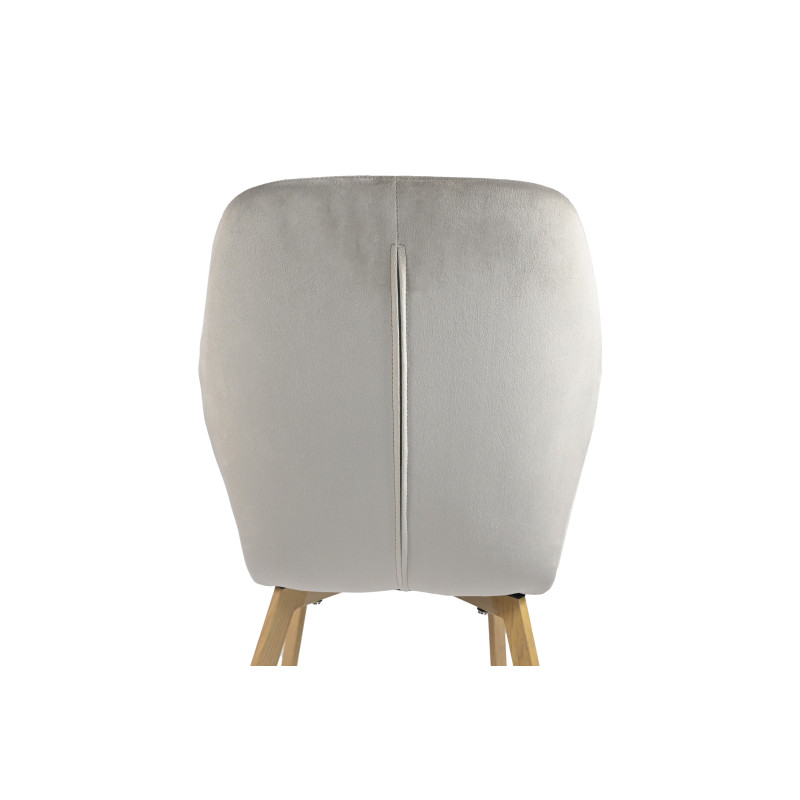 Стілець N-54 капучино велюр + дуб Vetro Mebel