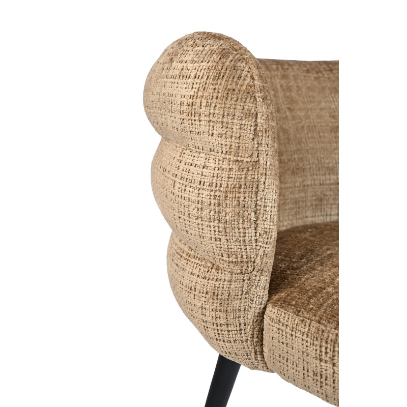 Стул M-215 сандал+черный Vetro Mebel