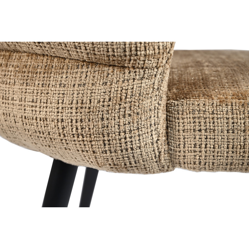 Стул M-215 сандал+черный Vetro Mebel