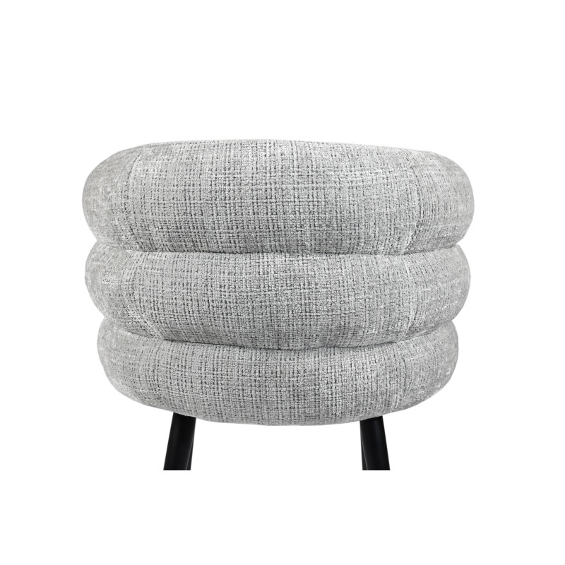 Стілець M-215 устричний + чорний Vetro Mebel