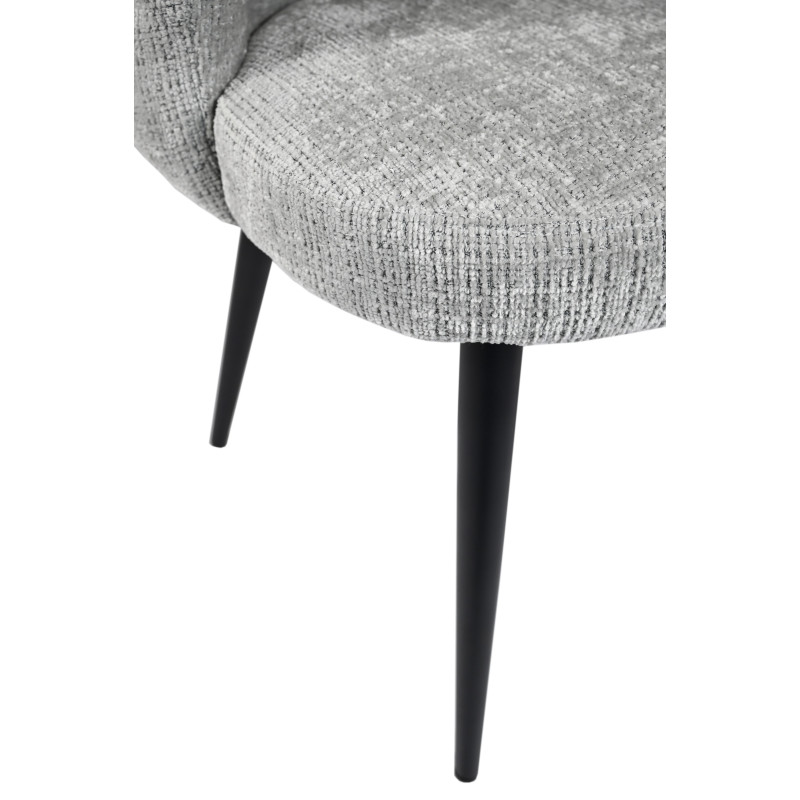 Стілець M-215 устричний + чорний Vetro Mebel