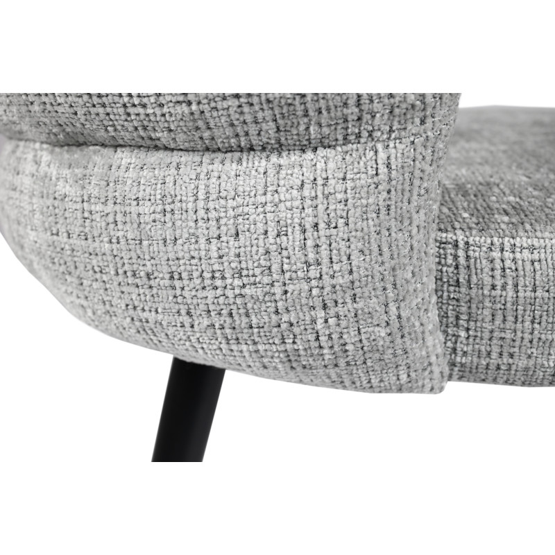 Стілець M-215 устричний + чорний Vetro Mebel