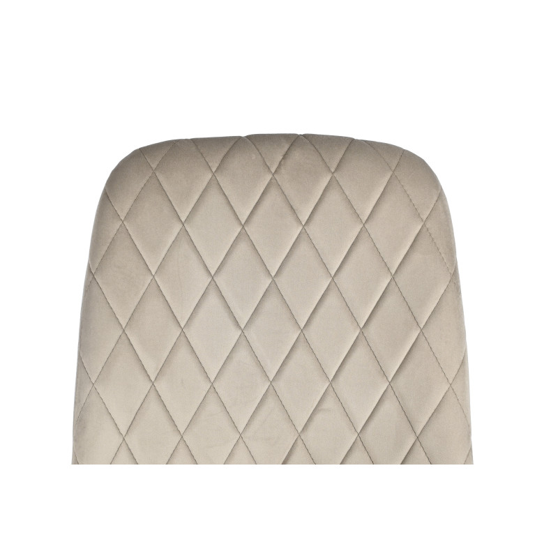 Стілець N-44 капучино велюр + дуб Vetro Mebel