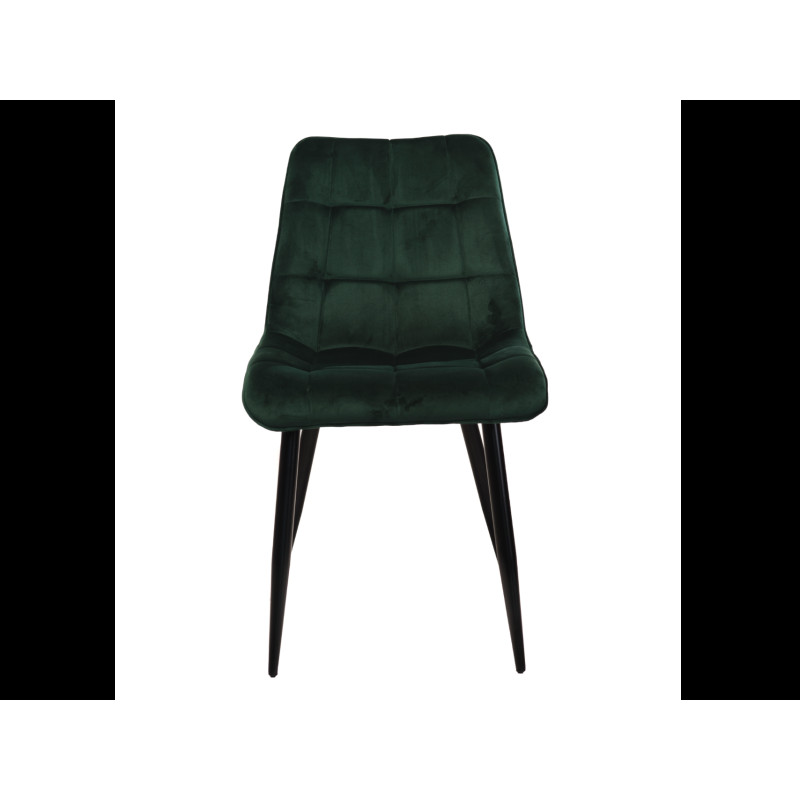 Стул N-46 изумрудный велюр + черный Vetro Mebel