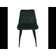 Стул N-46 изумрудный велюр + черный Vetro Mebel