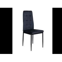 Krzesło N-66-2 welur czarny Vetro Mebel