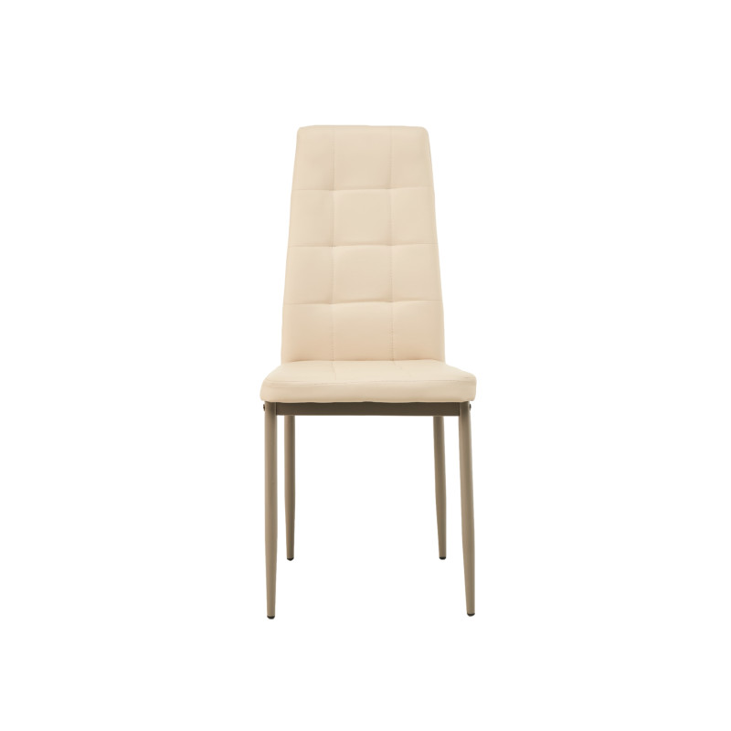 Стул N-66-2 бежевый + капучино Vetro Mebel