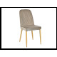 Стілець N-44 капучино велюр + дуб Vetro Mebel