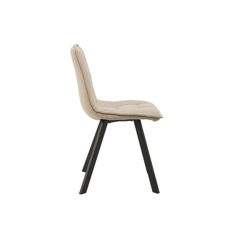 Стілець M-70 айворі + чорний Vetro Mebel