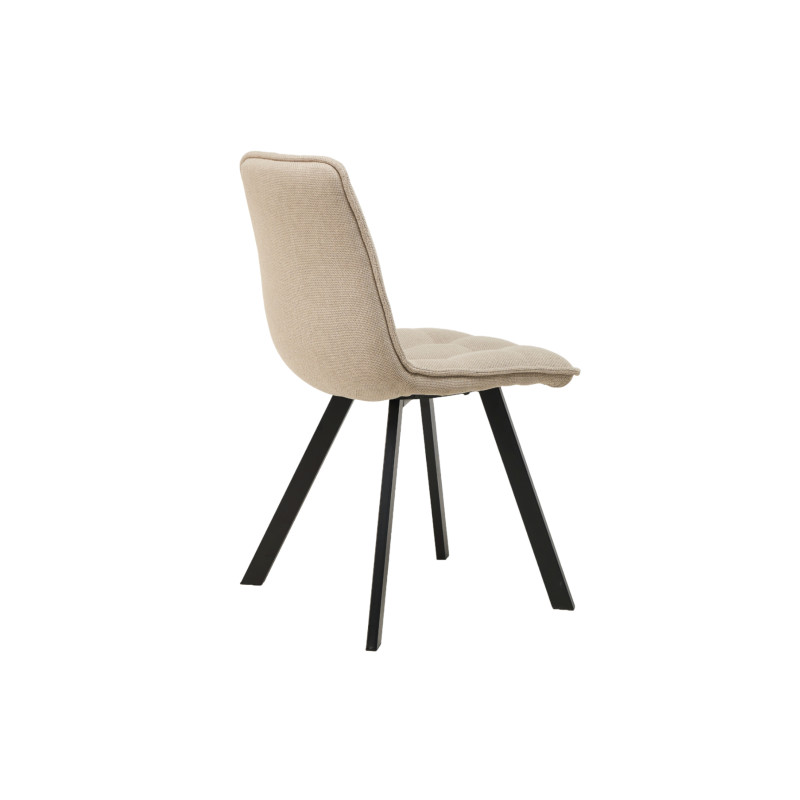 Стілець M-70 айворі + чорний Vetro Mebel