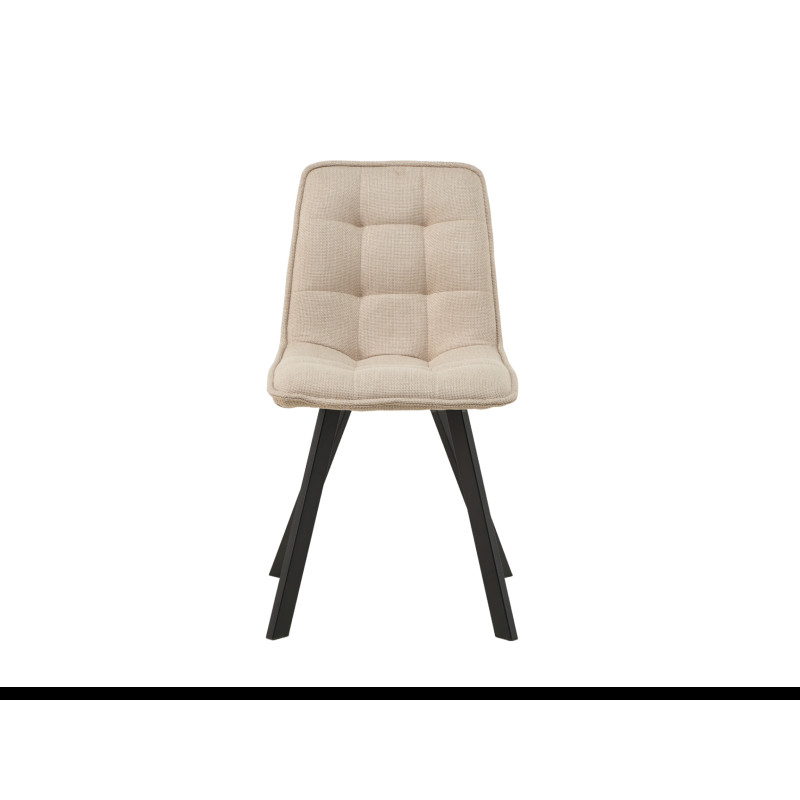 Стілець M-70 айворі + чорний Vetro Mebel