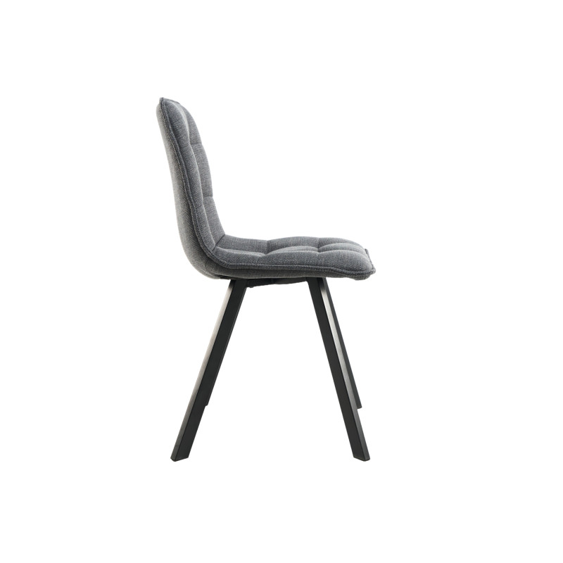 Стілець M-70 сірий + чорний Vetro Mebel
