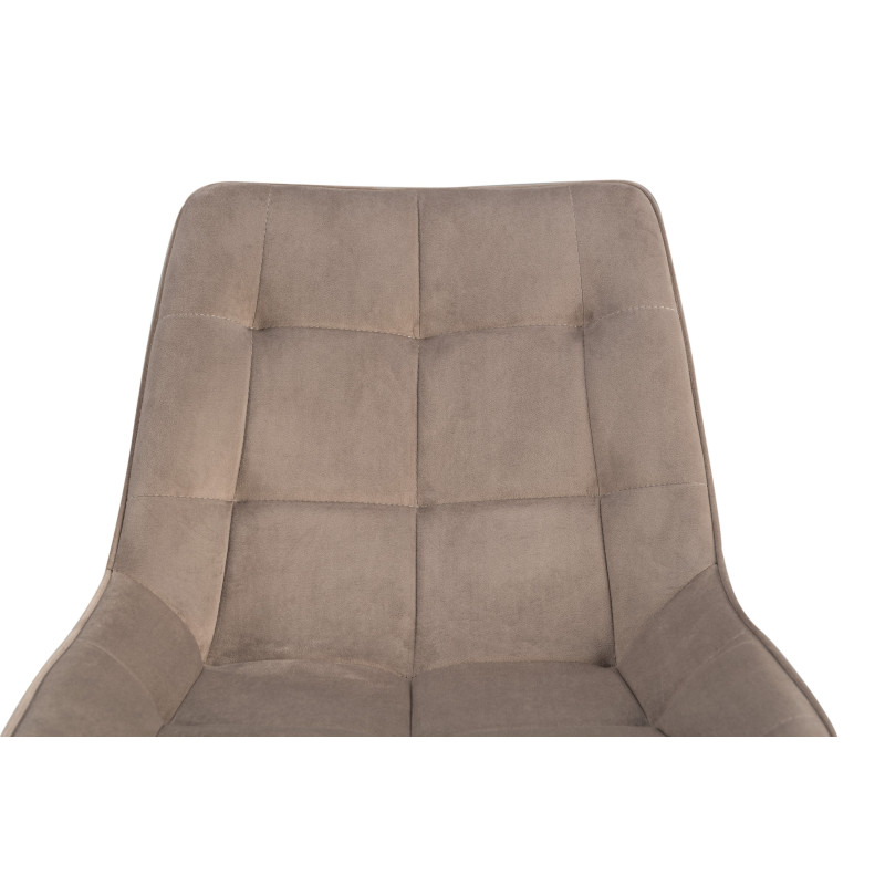 Стілець N-45 капучино велюр + дуб Vetro Mebel