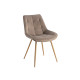 Стілець N-45 капучино велюр + дуб Vetro Mebel