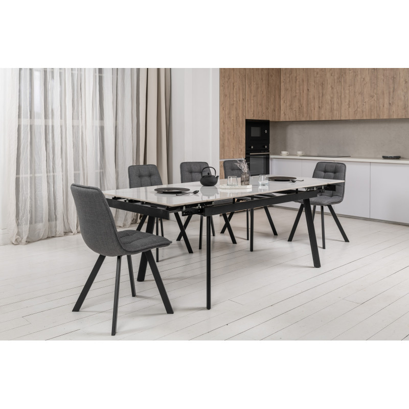 Стілець M-70 сірий + чорний Vetro Mebel