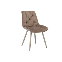 Krzesło M-48 welur cappuccino + cappuccino Vetro Mebel