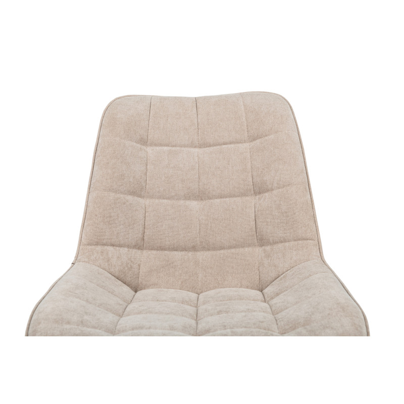 Стул M-79 бежевый лен + натуральный каучук Vetro Mebel