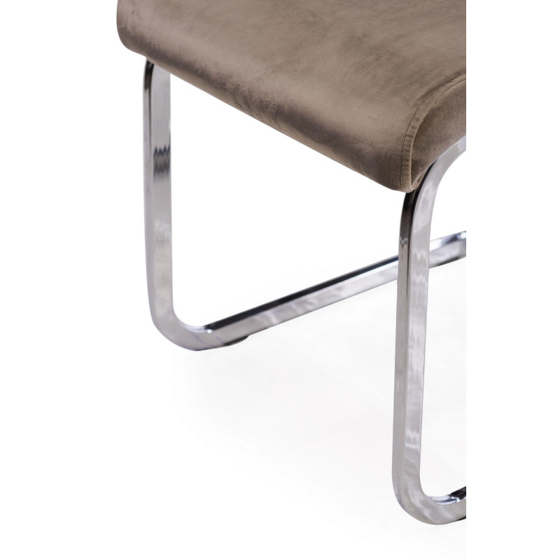 Стул S-118 капучино велюр Vetro Mebel