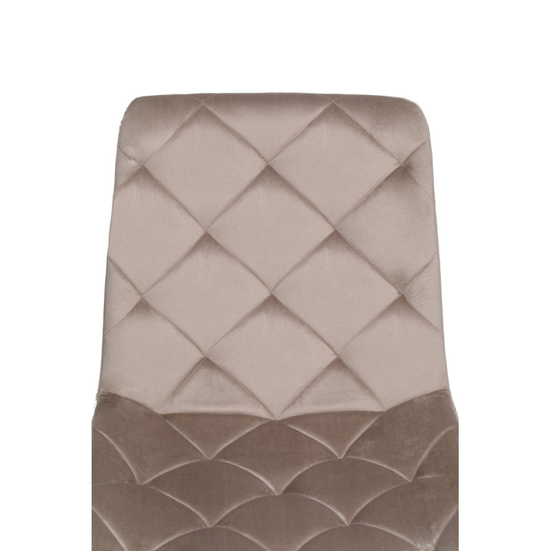 Krzesło M-45 welur cappuccino + cappuccino Vetro Mebel