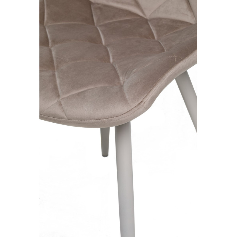 Krzesło M-45 welur cappuccino + cappuccino Vetro Mebel