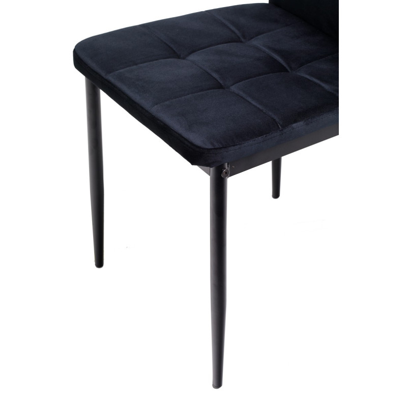 Стул N-66-2 черный велюр Vetro Mebel