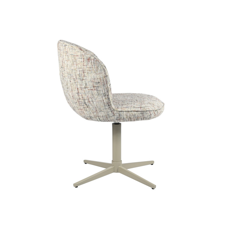 Стул поворотный R-175 карамельный + капучино Vetro Mebel