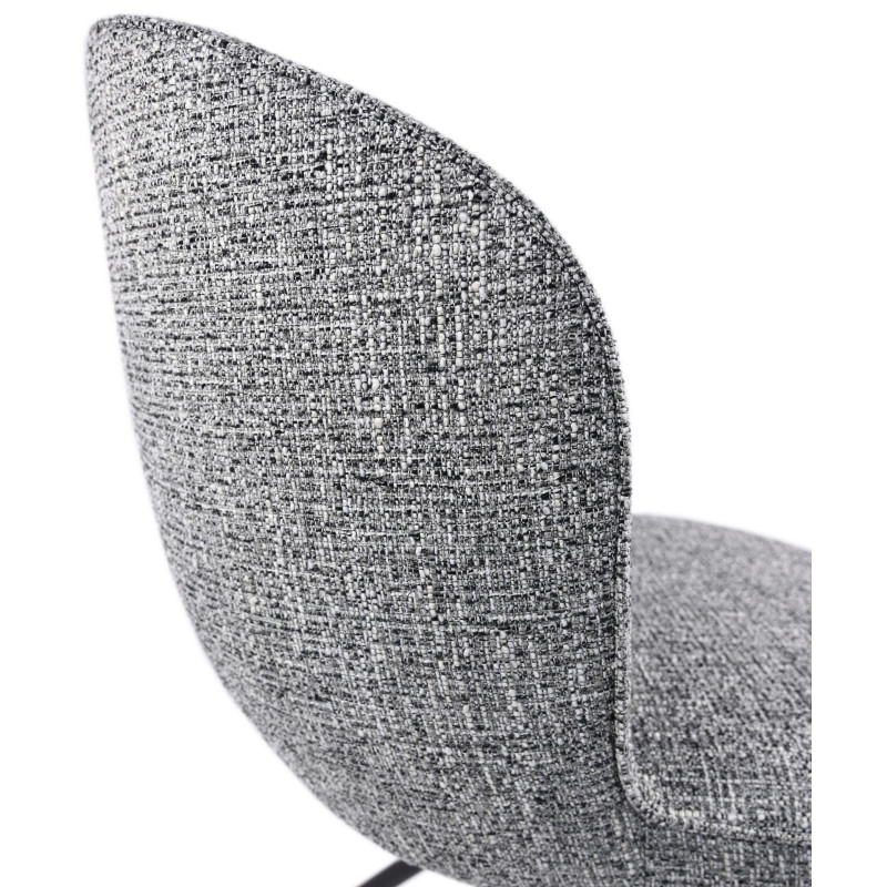 Стілець поворотний R-160 графітовий твід + чорний Vetro Mebel
