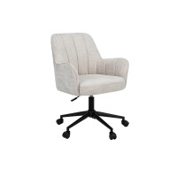 Крісло офісне O-10 кремовий штиль + чорний Vetro Mebel