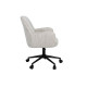 Крісло офісне O-10 кремовий штиль + чорний Vetro Mebel