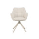 Fotel obrotowy R-69 Wanilia francuska + cappuccino Vetro Mebel