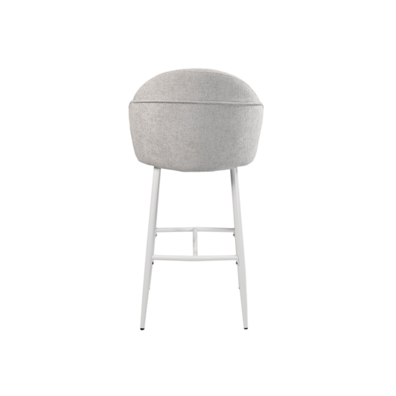 Напівбарний стілець B-236 оксфорд + білий Vetro Mebel