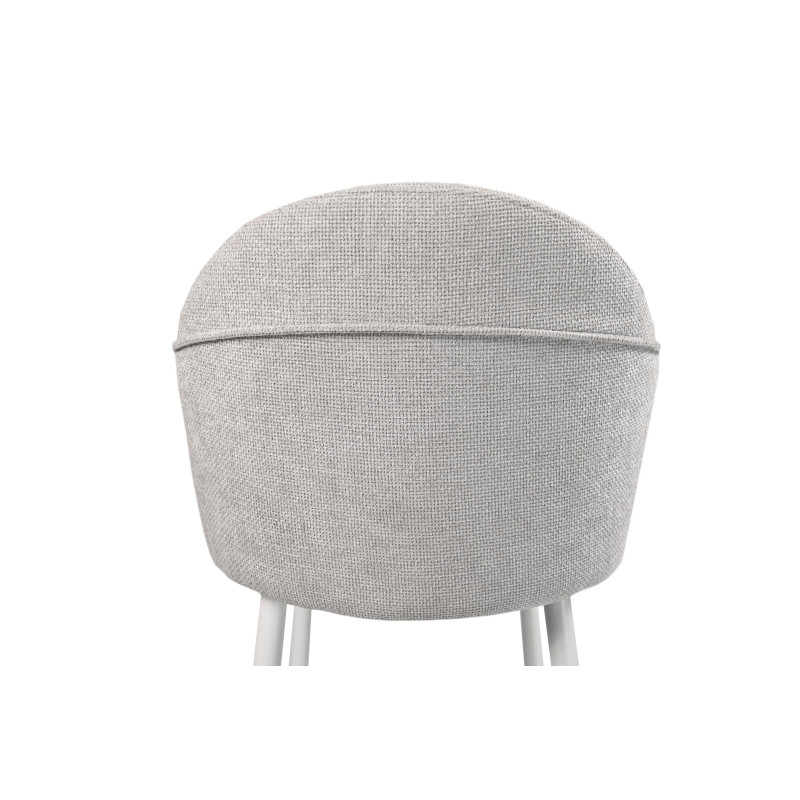 Напівбарний стілець B-236 оксфорд + білий Vetro Mebel