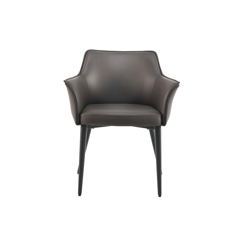 Стул M-90 серый + черный Vetro Mebel