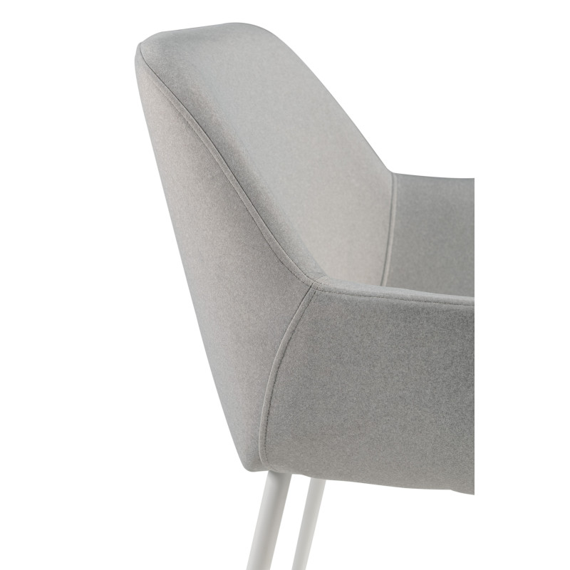 Стілець M-220 устричний + білий Vetro Mebel