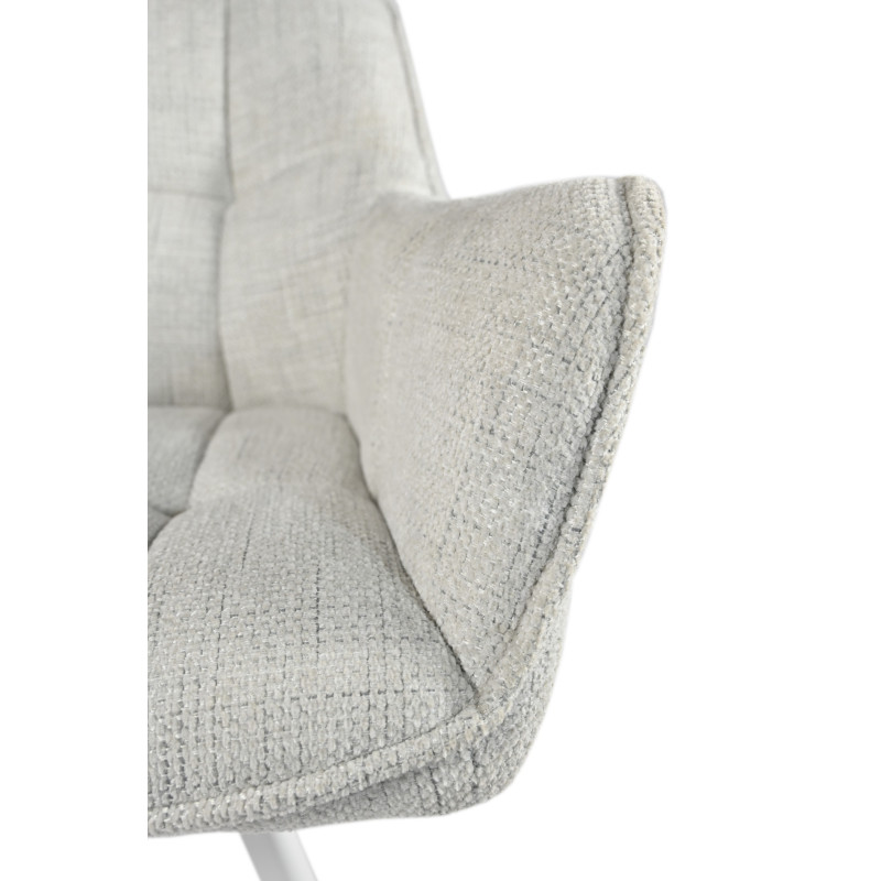 Стул M-235 снежно-белый + белый Vetro Mebel