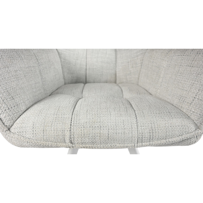 Стул M-235 снежно-белый + белый Vetro Mebel