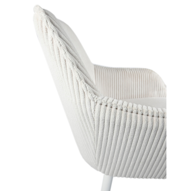 Стул M-240 белый антик+белый Vetro Mebel