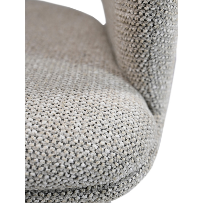 Стул M-234 натуральный лен + капучино Vetro Mebel