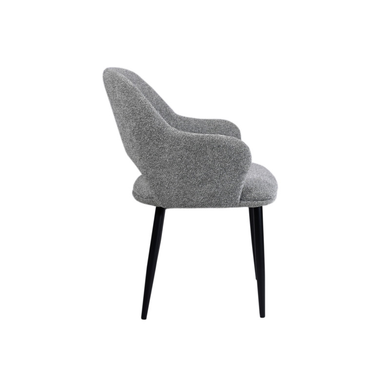 Стул M-234 холодный серый + черный Vetro Mebel