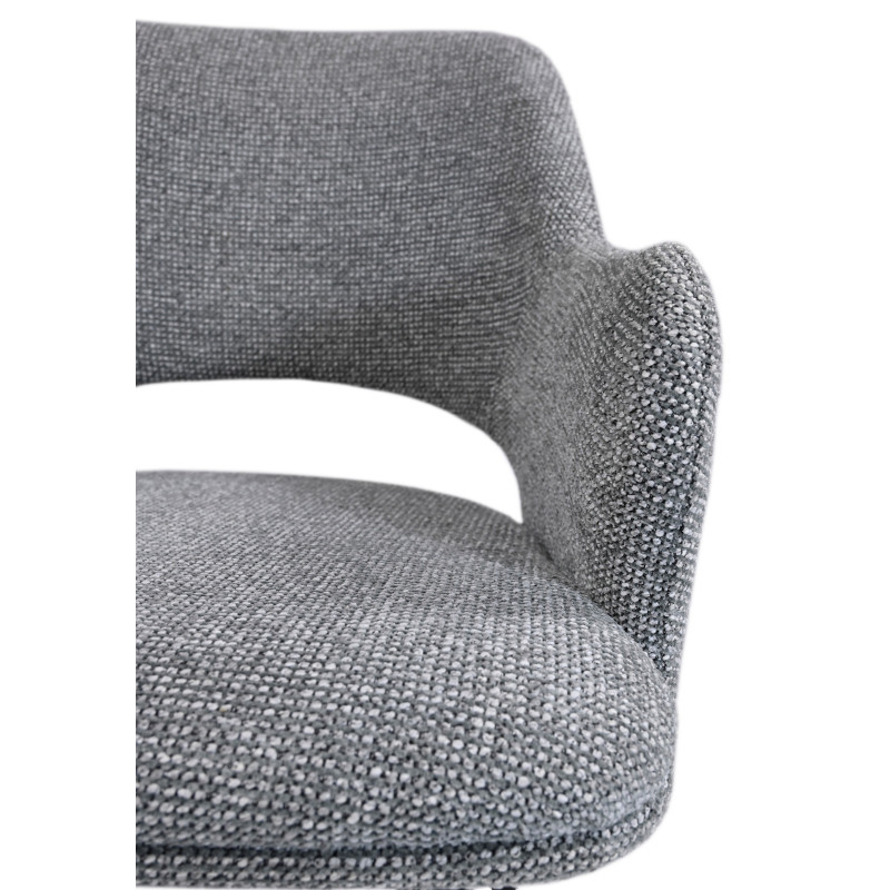 Стул M-234 холодный серый + черный Vetro Mebel