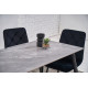 Обідній керамічний стіл TM-100 ребекка грей + чорний Vetro Mebel