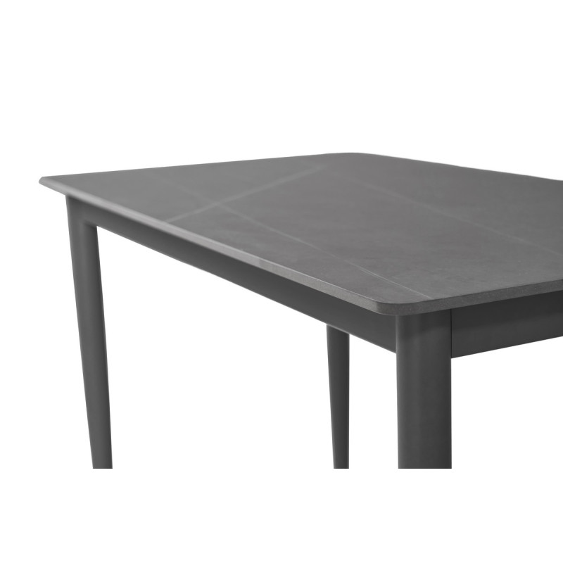 Обеденный керамический стол TM-110 петра грей+серый Vetro Mebel