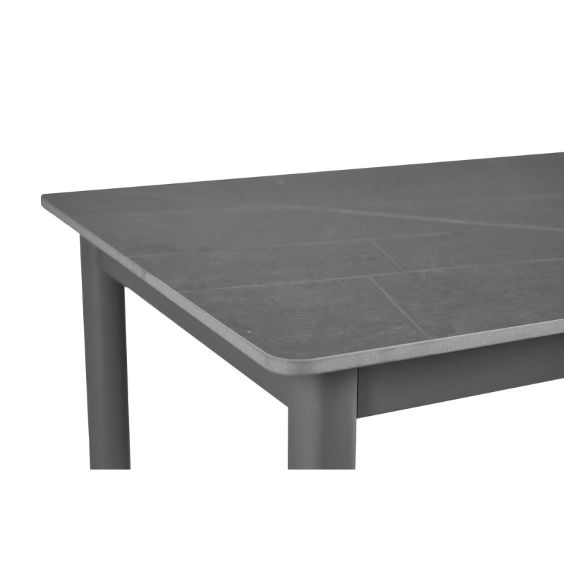 Обеденный керамический стол TM-110 петра грей+серый Vetro Mebel