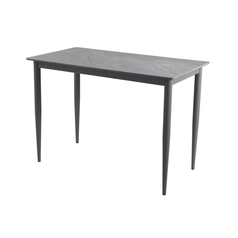 Обеденный керамический стол TM-110 ребекка грей серый Vetro Mebel