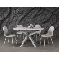 Stolik ceramiczny Ophelia TML-1250 Calacatta kryształ + biały Vetro Mebel