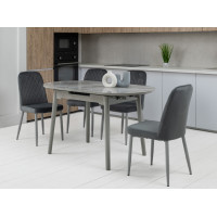 Керамічний стіл TM-85 ребекка грей + сірий Vetro Mebel