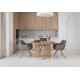 Стіл шпоноване МДФ Естер TM-230 ясень Vetro Mebel